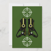 Invitation Laser Tag Party (Dos)