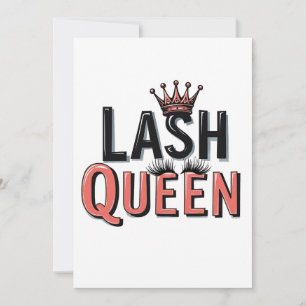 Invitation Lash Queen Funny Oye Lashes Se Comforment