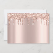 Invitation Lashes de luxe Blush Drips certificat de maquillag (Dos)