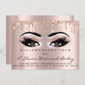 Invitation Lashes Extension des soins postérieurs Instruction (Devant / Derrière)