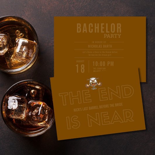 Invitation Last Barrel Before the Bride Bachelor Party