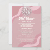 Invitation Last Disco Retro 70 Bachelorette Weekend Itinerary (Dos)