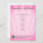Invitation Last Rodeo Pink Cowgirl Nashville Bachelorette  (Dos)