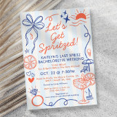 Invitation Last Spritz Amalfi Coast Bachelorette Itinerary