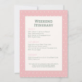 Invitation Last Swing Tennis Green Stripe Bachelorette (Dos)