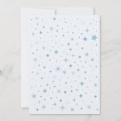 Invitation l'astronaute bleu et orange Panda (Dos)