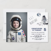 Invitation L'astronaute de l'espace extra-atmosphérique Blast (Devant)