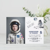 Invitation L'astronaute de l'espace extra-atmosphérique Blast (Debout devant)