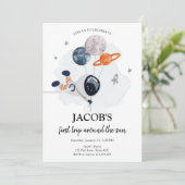 Invitation L'astronaute de l'espace extra-atmosphérique Orang (Debout devant)