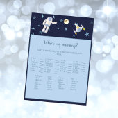 Invitation L'astronaute de l'espace extra-atmosphérique qui e