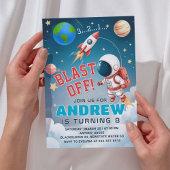 Invitation L'astronaute explose au large de l'espace Annivers