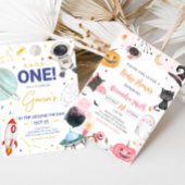 Invitation L'astronaute Première fête d'anniversaire de voyag