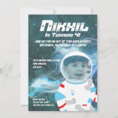 Invitation L'astronaute Spaceman Galaxy (Devant)