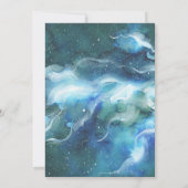 Invitation L'astronaute Spaceman Galaxy (Dos)