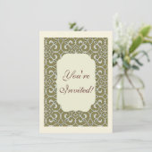 Invitation Latis Motif géométrique (Debout devant)