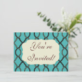 Invitation Latis Motif géométrique (Debout devant)