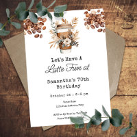 Latte Fun Coffee 70e Anniversaire Adulte