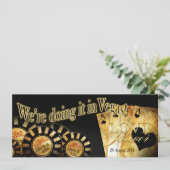 Invitation Laura et John Las Vegas Deluxe Mariage (Debout devant)