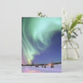 Invitation L'aurore - belles lumières du nord (Debout devant)