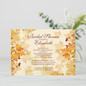 Invitation L'automne finit l'invitation d'une averse nuptiale (Debout devant)