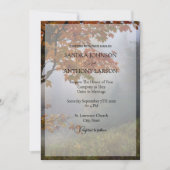 Invitation L'automne laisse un Mariage rustique (Devant)