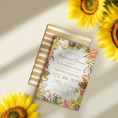 Invitation L'automne quitte le dîner de répétition Mariage Ci