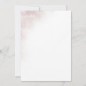 Invitation Lavage à l'aquarelle | Teinte rose Nous Refaisons (Dos)