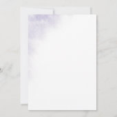 Invitation Lavage Aquarelle | Renouvellement de Vœux We Do Ag (Dos)