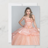 Invitation Lavande à glacier Mis XV Años Photo (Dos)