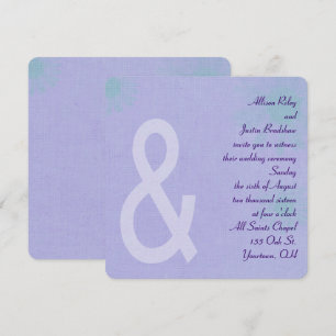 Invitation Lavande Contemporaine