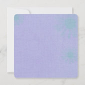 Invitation Lavande contemporaine (Dos)