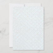 Invitation Lavande d'Baby shower de sirènes et Turquoise (Dos)