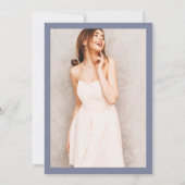 Invitation Lavande d'or tiara princesse fleurie Sweet 16 (Dos)