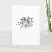 Invitation Lavande douce Floral musulman Mariage musulman mus (Dos)