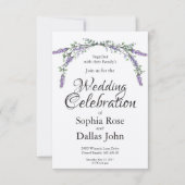 Invitation Lavande et Eucalyptus (Devant)