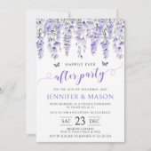 Invitation Lavande heureux jamais après l'invitation de la fê (Devant)