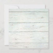 Invitation Lavande Hydrangea Wreath Vintage Floral Bois (Dos)