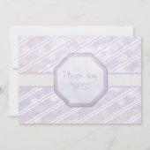 Invitation Lavande molle triée | Bridesmaid (Dos)