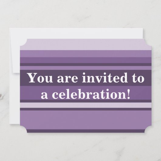 Invitation Lavande monogramme (Devant)