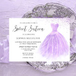 Invitation Lavande Parties scintillant violet Gown Sweet 16 P<br><div class="desc">Lavande Purple Parties scintillant Gown Sweet 16 Party Invitation Voir Diverses variations de couleur dans la collection ci-dessous ou dans notre magasin. Merci</div>