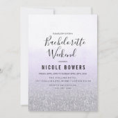 Invitation Lavande pour Week-end d'Enterrement de (Devant)