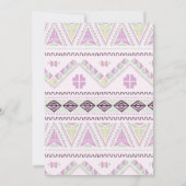 Invitation Lavande & Purple Dream Catcher Boho Anniversaire (Dos)