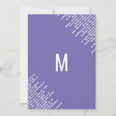 Invitation Lavande Purple Hanging Diamond Lights Sweet 16 (Dos)