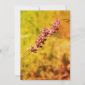 Invitation Lavande, Romantique Mariage Floral (Dos)