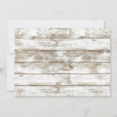 Invitation Lavande Rustique Floral Mason Jar Fête des mariées (Dos)