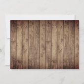 Invitation Lavande Rustique Floral Mason Jar Fête des mariées (Dos)