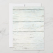 Invitation Lavande Rustique Hydrangea Floral Mariage Wreath (Dos)