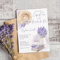 Lavande tasse de thé, thé fête nuptiale douche