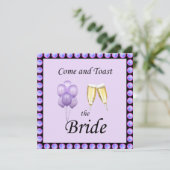 Invitation Lavender Bachelorette (Debout devant)