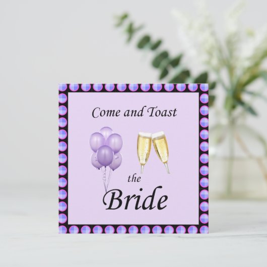 Invitation Lavender Bachelorette (Debout devant)